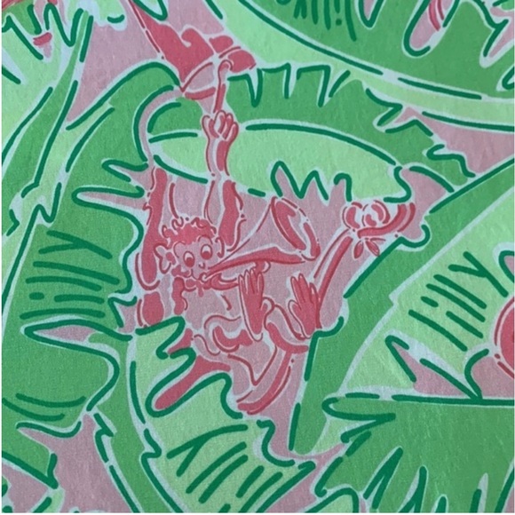 Lilly Pulitzer Musical Monkeys Cotton Crop - Picture 5 of 10